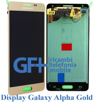 LCD Display GOLD Completo Samsung Alpha SM-G850F